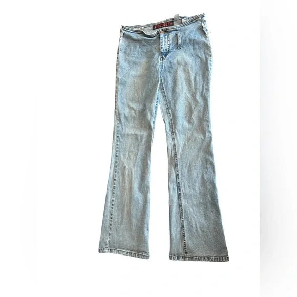 Y2K Mudd Light Blue Flare Jeans - Picture 2 of 8